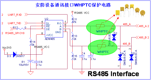 wh ptc在安防设备通讯接口的应用